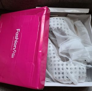 Polka Dot Platform Heels